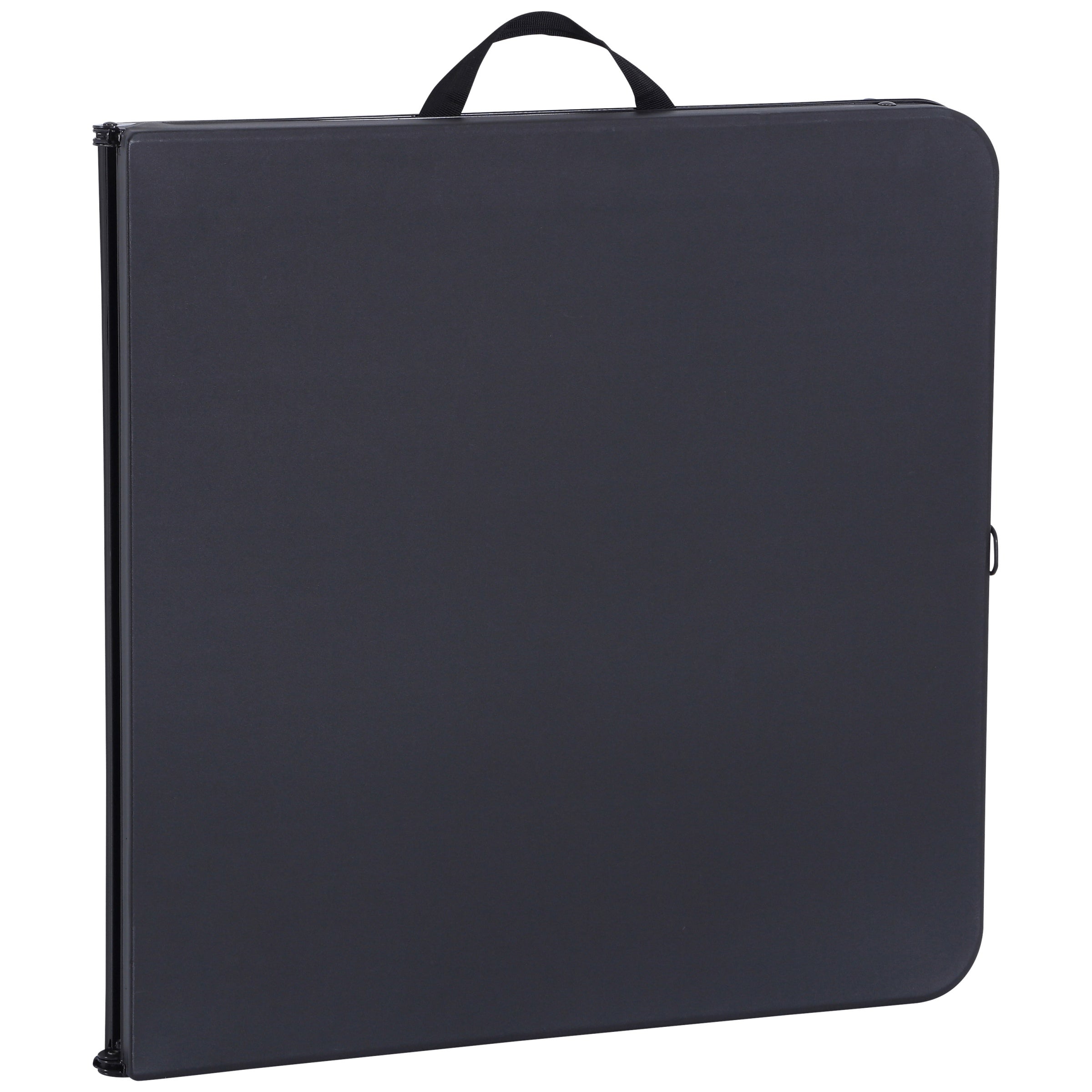  48" Fold-in-Half Table, Rich Black