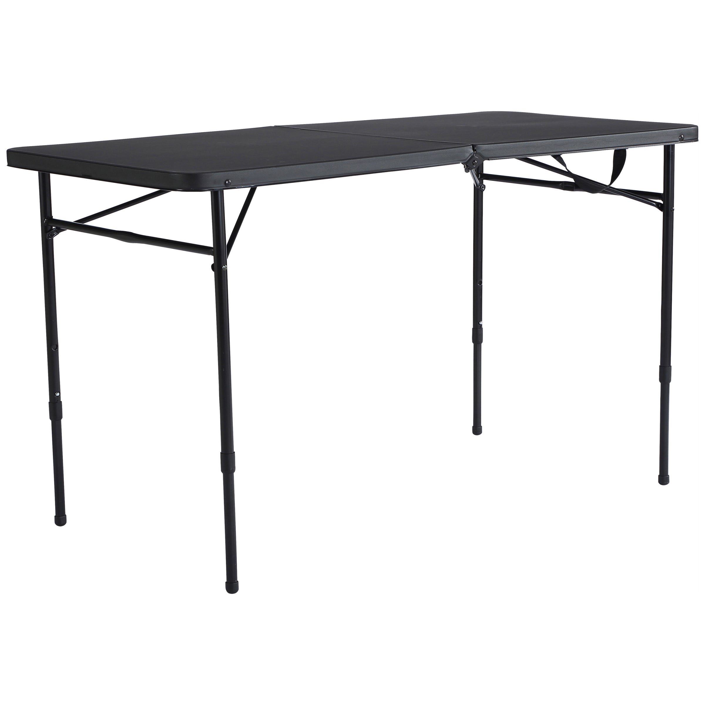  48" Fold-in-Half Table, Rich Black